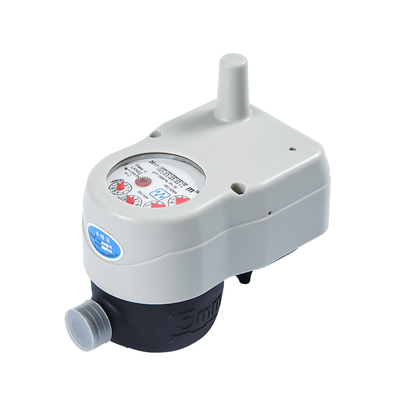 Plastik DN15 Wireless Remote Water Meter dengan katup bola